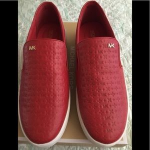 NWT! Michael Kors Keaton Slip on Embossed